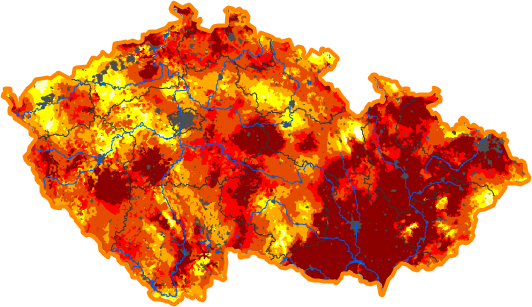 Intenzita sucha - 27. květen 2012