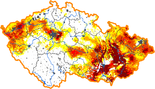 Intenzita sucha - 9. září 2012