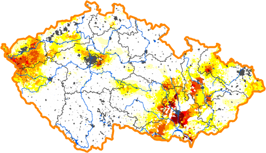 Intenzita sucha - 16. září 2012