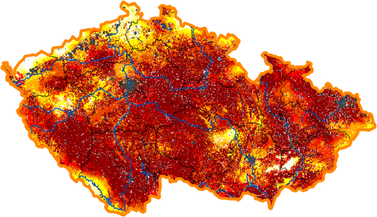 Intenzita sucha - 2. srpen 2015