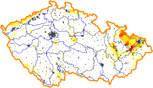 Intenzita sucha - 13. březen 2016