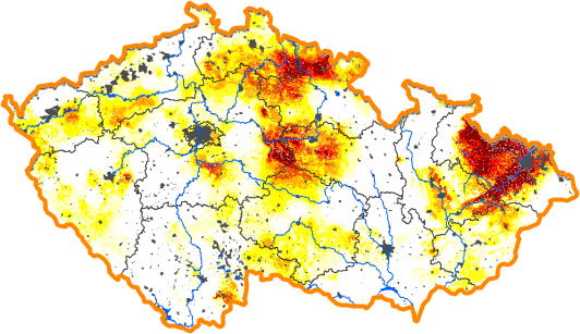 Intenzita sucha - 29. květen 2016