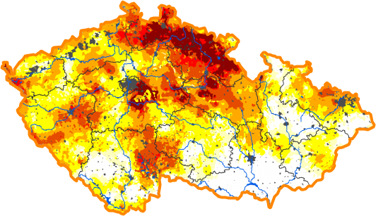 Intenzita sucha - 30. září 2018