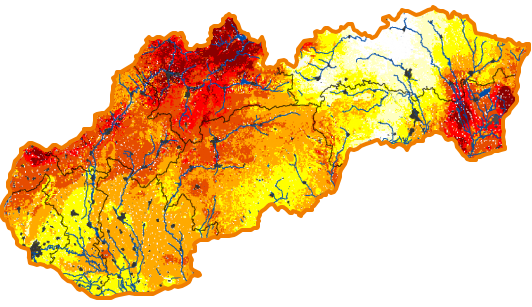 Intenzita sucha - 12. júl 2015