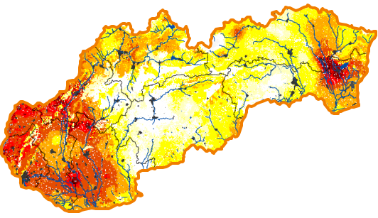 Intenzita sucha - 26. júl 2015