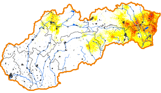 Intenzita sucha - 2. september 2018