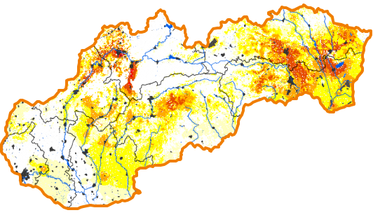 Intenzita sucha - 16. december 2018