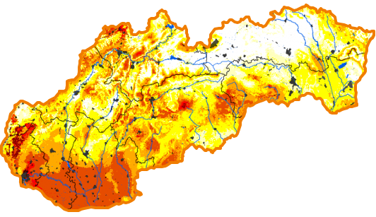 Intenzita sucha - 13. marec 2022