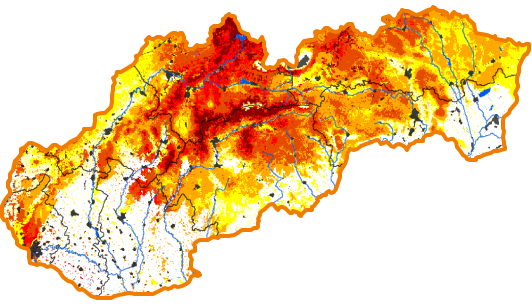 Intenzita sucha - 4. august 2024