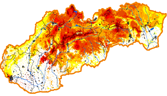 Intenzita sucha - 11. august 2024