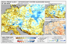 Index půdní vláhy - Evropa - 16. září 2018