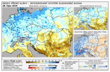 Index půdní vláhy - Evropa - 27. říjen 2019