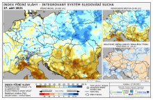 Index půdní vláhy - Evropa - 26. září 2021