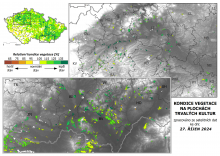 Vegetace trvalých kultur - 27. říjen 2024